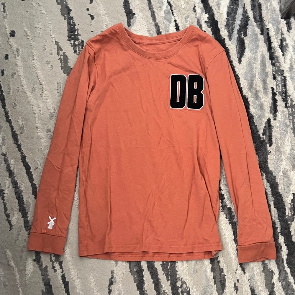 Orange Long Sleeve Dutch Bros shirt
